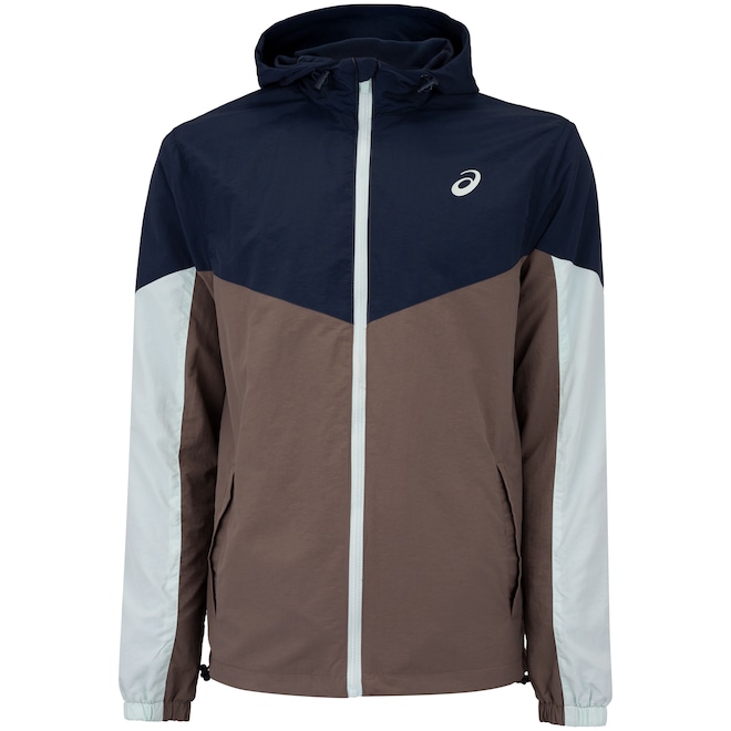 Jaqueta Masculina ASICS com Capuz Recortes - Foto 1