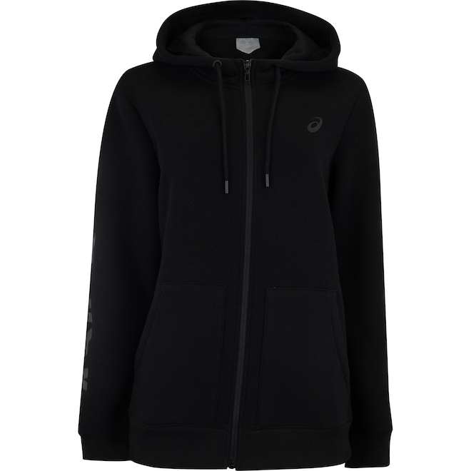 Jaqueta de Moletom Feminina ASICS com Capuz Canguru Fleece - Foto 2
