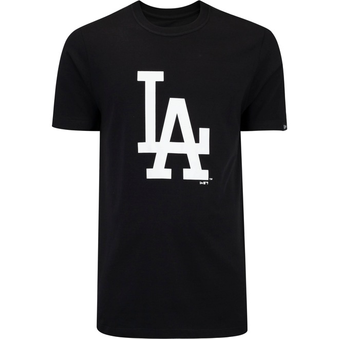 Camiseta Los Angeles Dodgers Masculina New Era Manga Curta Logo - Foto 1