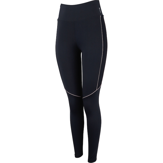 Calça Legging Feminina Oxer Textura New Média Compressão Cós Médio - Foto 1