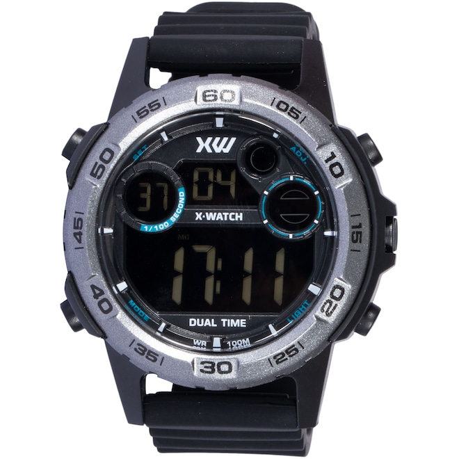 Relógio Digital X-Watch Xmppd637w - Adulto - Foto 1