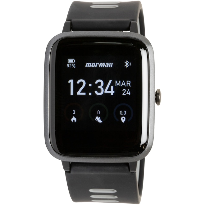 Relógio Monitor Cardíaco Mormaii Smartwatch Life - Adulto - Foto 1