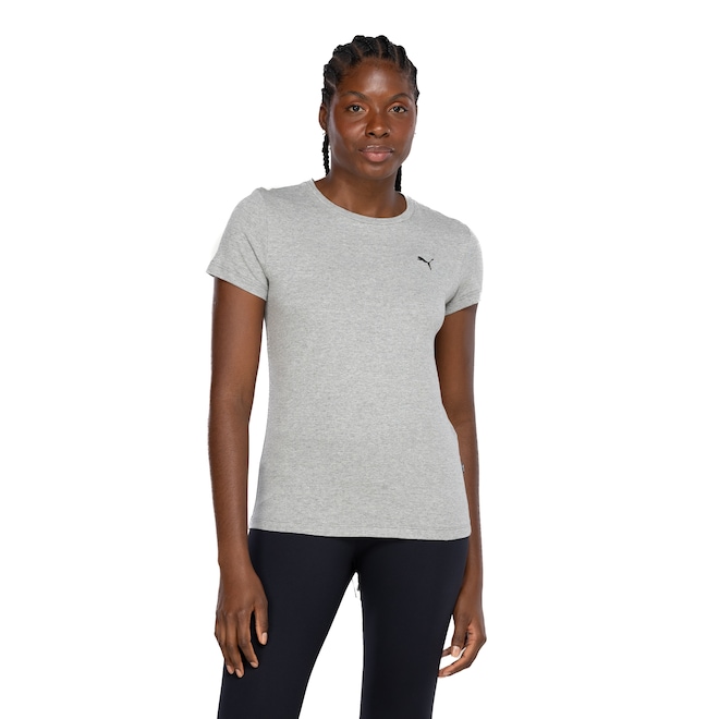 Camiseta Feminina Puma Essentials Small Cat Logo - Foto 2