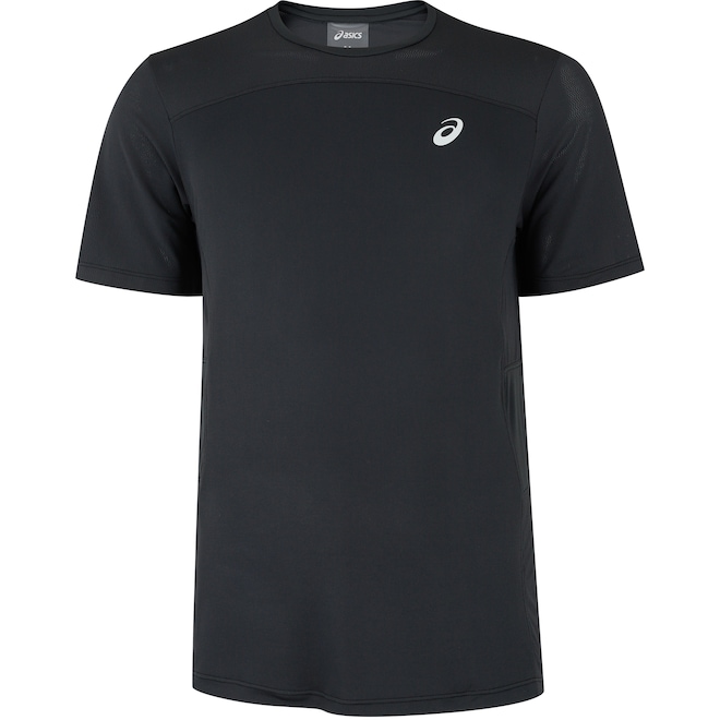 Camiseta Masculina ASICS Manga Curta Racket Recortada - Foto 1