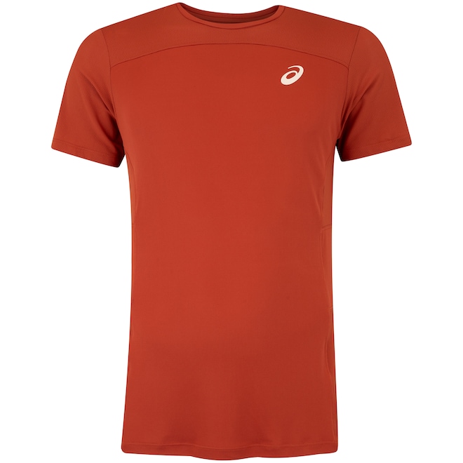 Camiseta Masculina ASICS Manga Curta Racket Recortada - Foto 1