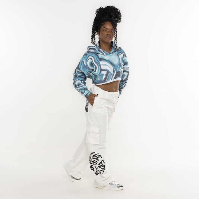 MOLETOM CROPPED JADE JADE PRECIOUS - Foto 1