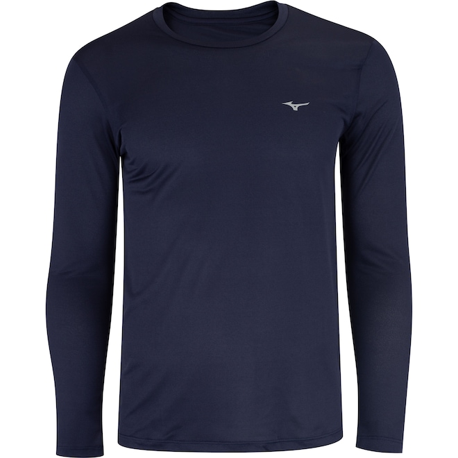 Camiseta Masculina Mizuno Manga Longa Nirvana New - Foto 1