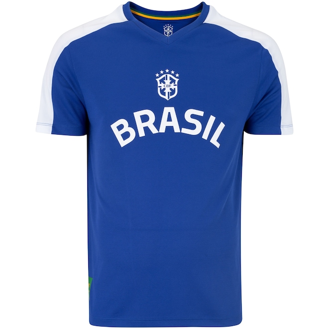Camiseta do Brasil CBF Masculina Class Dry - Foto 1