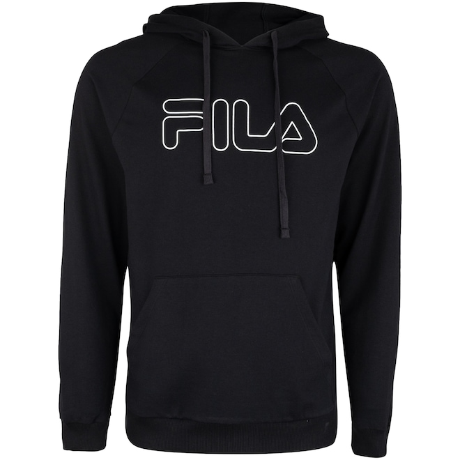 Blusão Masculino Fila com Capuz Letter Outline - Foto 1