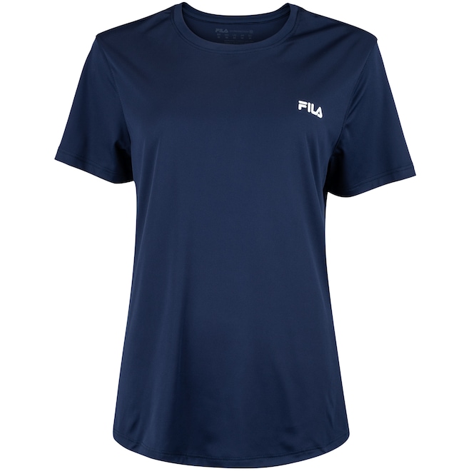 Camiseta Feminina Fila Manga Curta Basic Sports Polygin - Foto 1