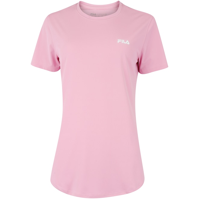 Camiseta Feminina Fila Manga Curta Basic Sports Polygin - Foto 1