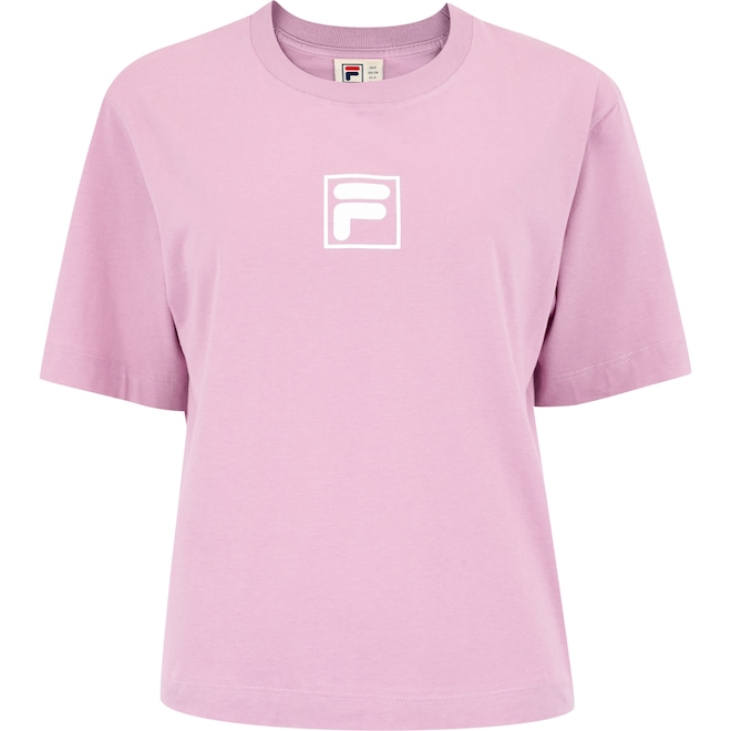 Camiseta Feminina Fila Manga Curta White F-Box - Foto 1