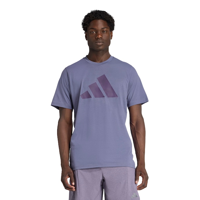 Camiseta Masculina adidas Manga Curta Essentials Logo - Foto 1