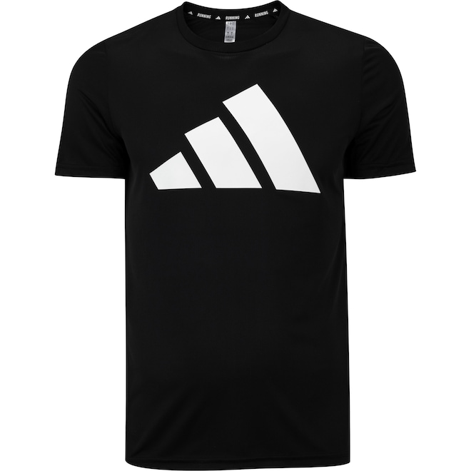 Camiseta Masculina adidas Manga Curta Run It - Foto 1