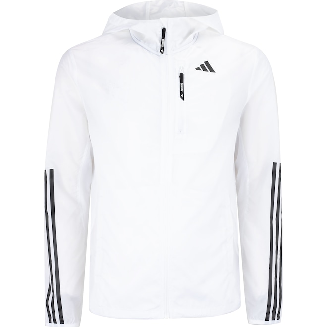 Jaqueta Corta-Vento Masculina adidas com Capuz OTR 3S - Foto 1