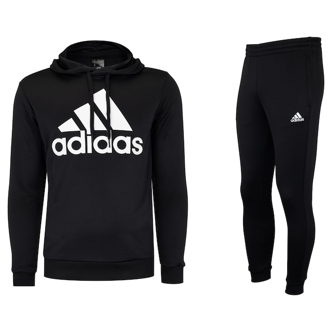 Conjunto de Agasalho com Capuz Masculino adidas Big Logo - Foto 1