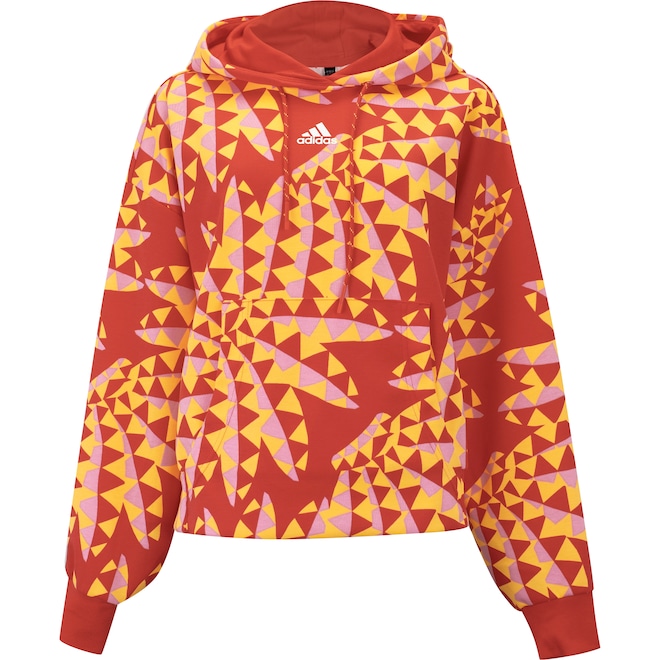 Blusão Feminino adidas Farm Rio com Capuz - Foto 1