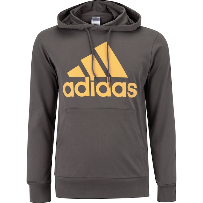 Blusão Masculino adidas com Capuz Big Logo - Foto 1