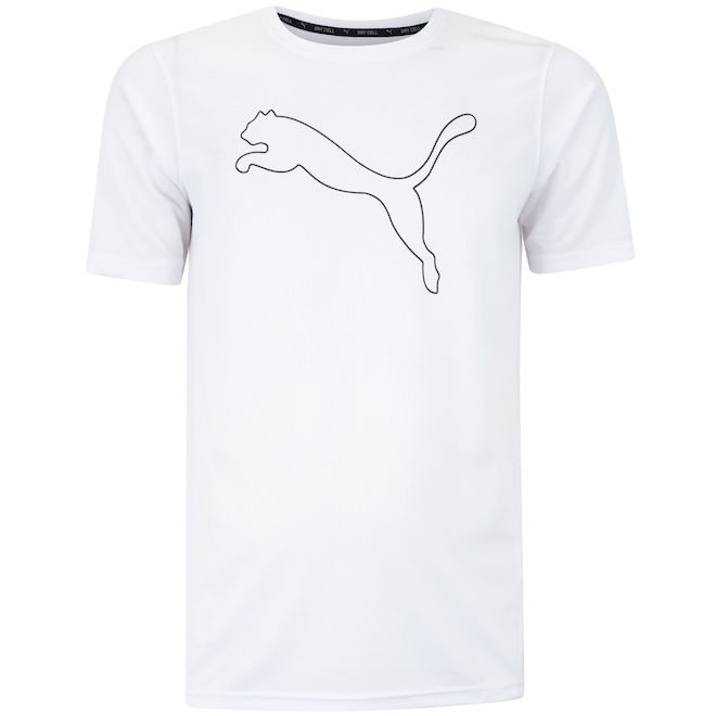 Camiseta Masculina Puma Manga Curta Performance Cat - Foto 1