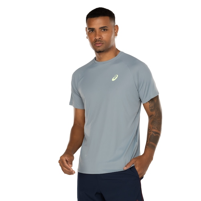 Camiseta Masculina ASICS Estampada Tennis - Foto 2