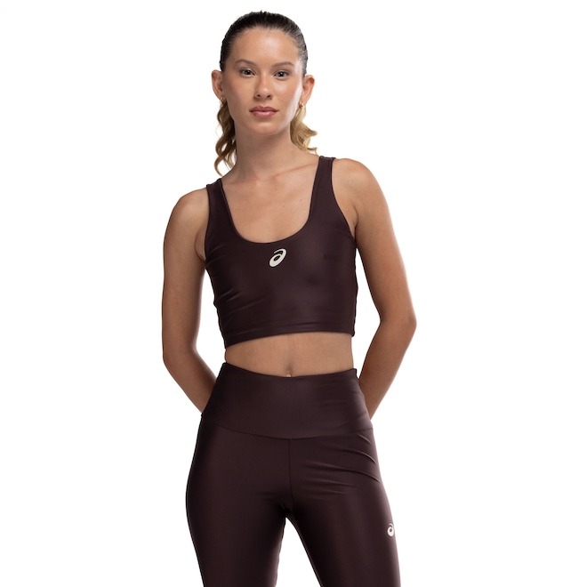 Top Fitness sem Bojo ASICS Alongado Média Sustentação Adulto - Foto 2