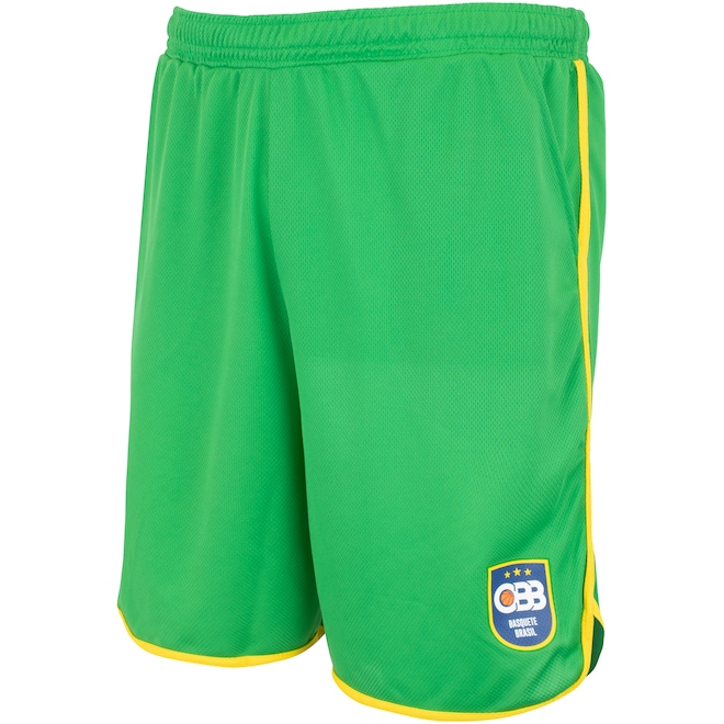 Calção Masculino CBB Treino Basquete Brasil - Foto 2