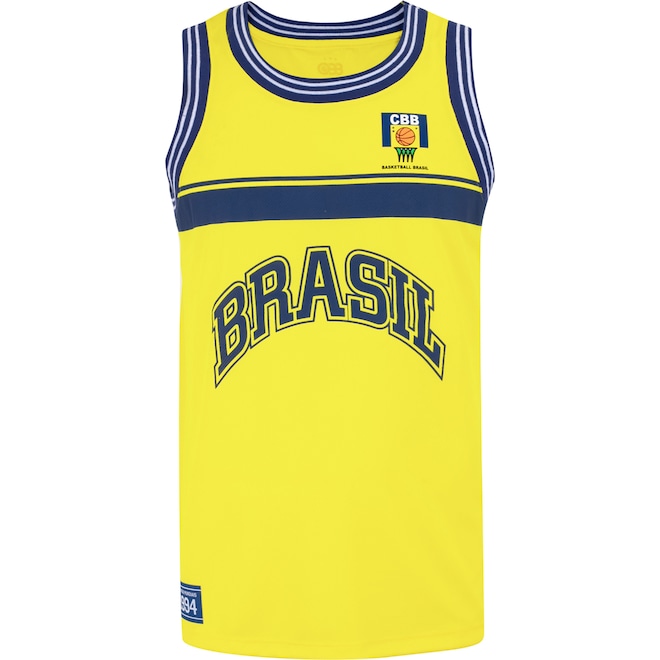 Camiseta Regata Unissex CBB Retrô 1994 Basquete Brasil - Foto 2