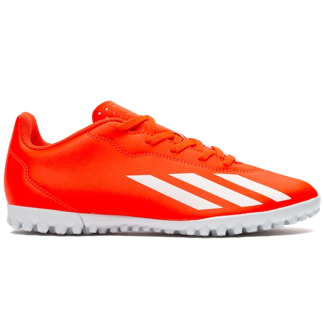 Chuteira Society adidas X Crazyfast 4 Club Júnior - Foto 1