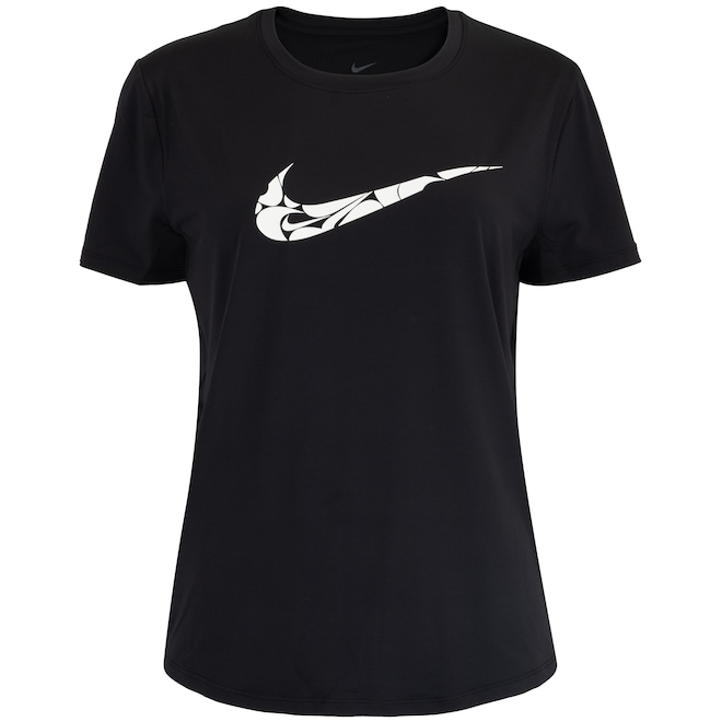 Camiseta Feminina Nike Manga Curta One Swsh Hbr SS - Foto 1