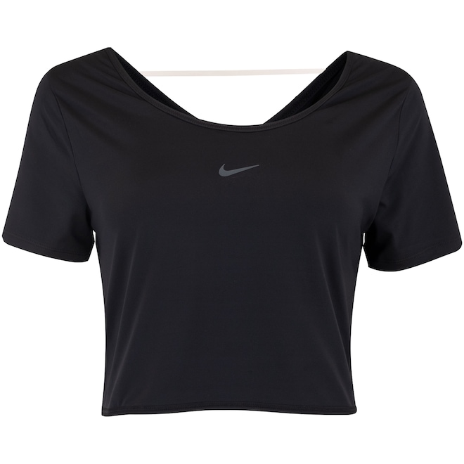 Camiseta Feminina Nike Manga Curta One Classic Dri-Fit TWST - Foto 1