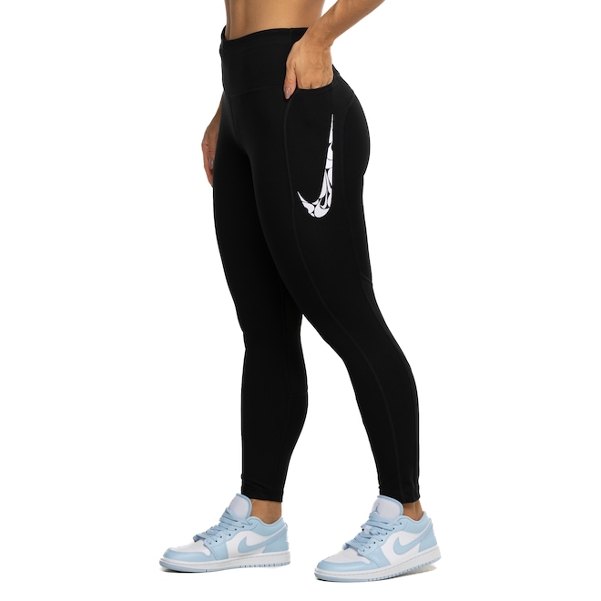 Calça Legging Feminina Nike FST SW HBR DF MR 7/8 TGT - Foto 1