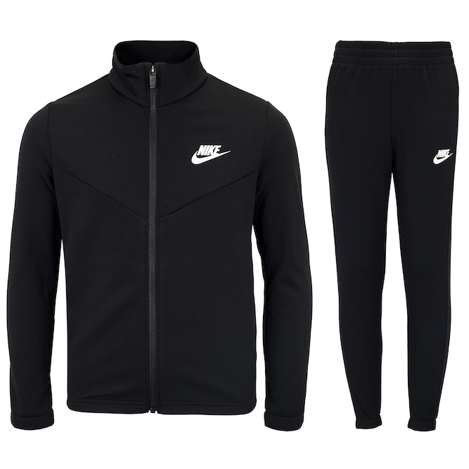 Conjunto de Agasalho Infantil Nike Sportswear Tracksuit Poly Full Zip HBR - Foto 1