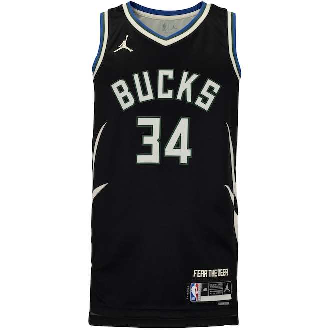 Camiseta Regata do Milwaukee Bucks Nike Masculina Dri-Fit Icon 23 - Foto 2