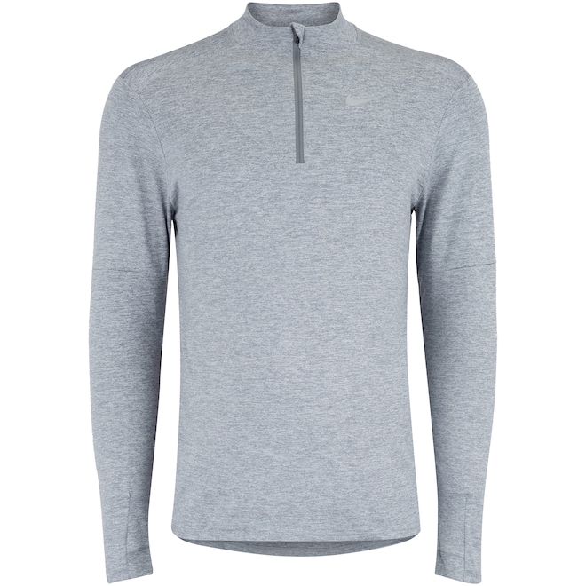 Camiseta Nike Manga Longa Dri-fit Element Top Half Zip - Foto 1