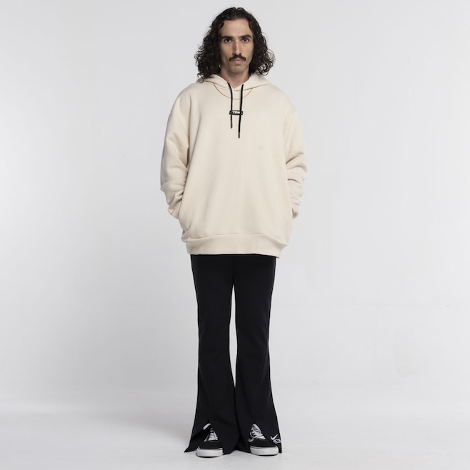 Blusa de Moletom FTDNC com Capuz Estampado - Foto 1