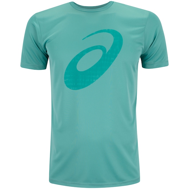 Camiseta Masculina ASICS Manga Curta Antiodor Estampa Treino - Foto 1