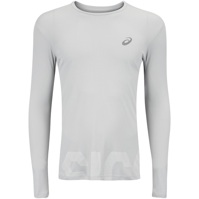 Camiseta Masculina ASICS Manga Longa Leve com Proteção UV - Foto 1