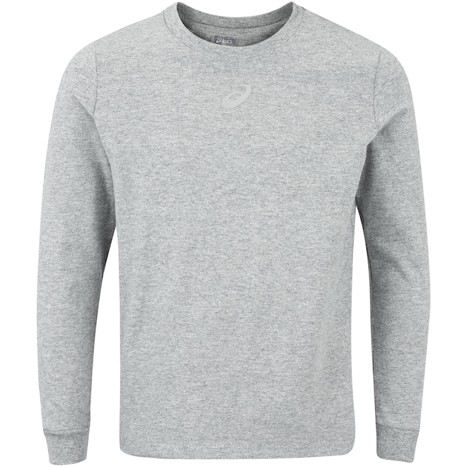 Camiseta Infantil ASICS Manga Longa Cava Tradicional - Foto 1