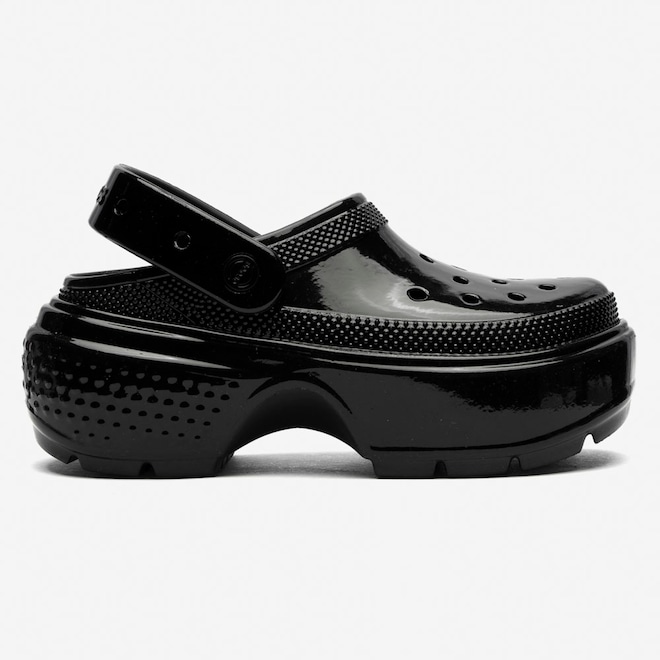 Sandália Crocs Stomp High Shine Clog - Foto 1