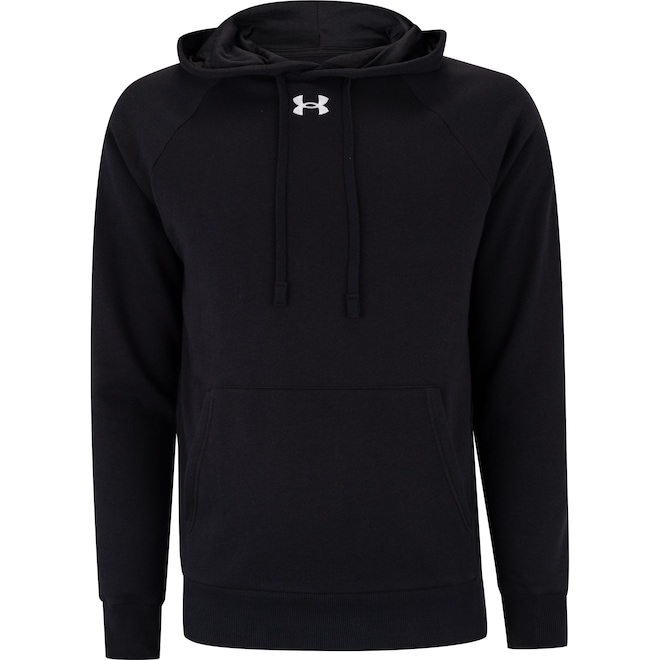 Blusa de Moletom Masculina Under Armour com Capuz Rival Fleece - Foto 1