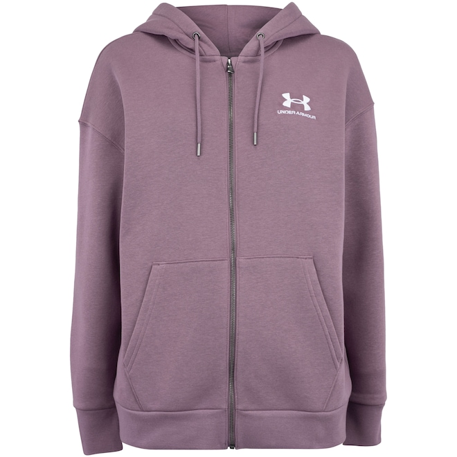 Jaqueta Feminina Under Armour com Capuz Essential Fleece - Foto 1