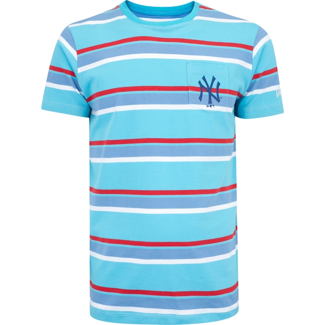 Camiseta do New York Yankees MLB Masculina Energy Spirit Stripes - Foto 1