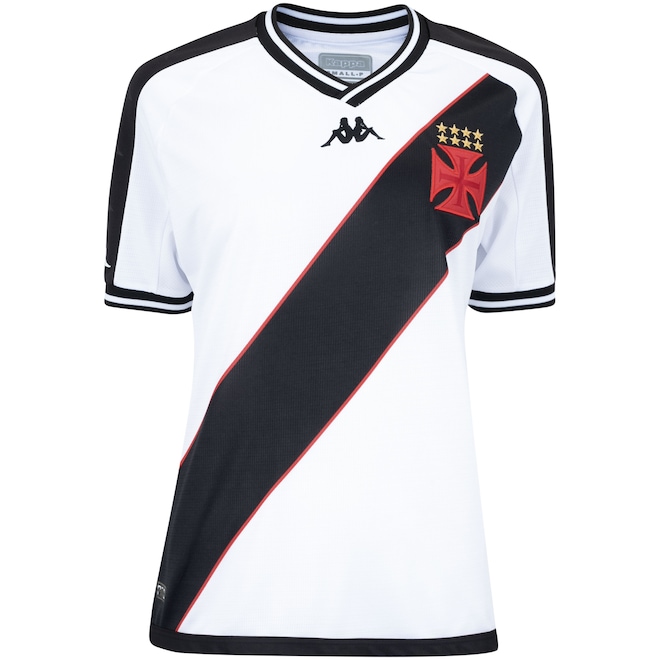 Camisa do Vasco da Gama II 24 Kappa Feminina Torcedora - Foto 2