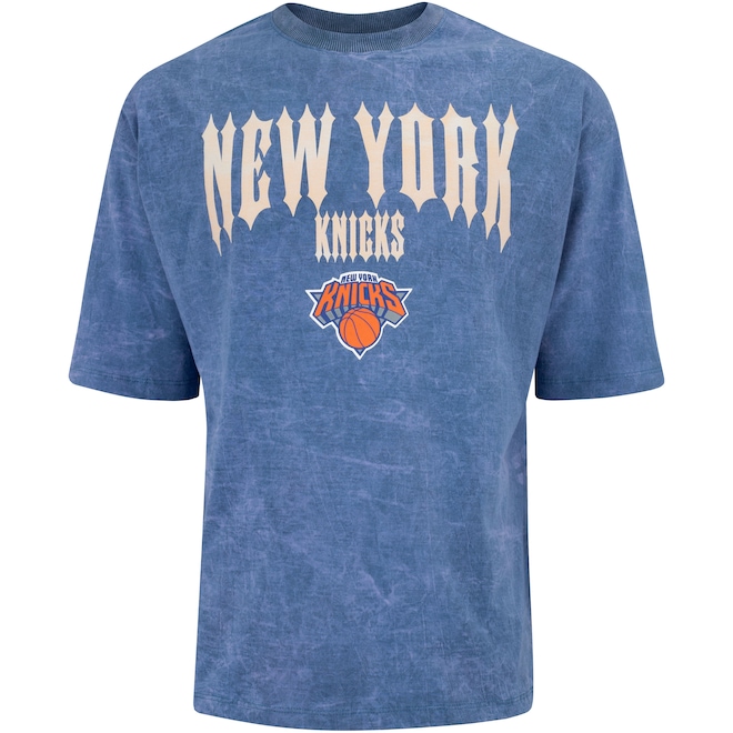Camiseta do New Yorks Knicks NBA Masculina Gothic Team - Foto 1