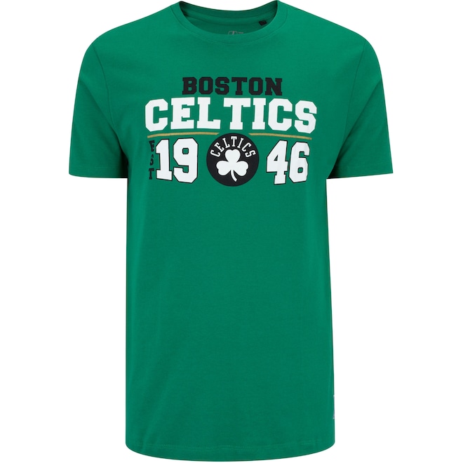 Camiseta do Boston Celtics Masculina NBA Manga Curta Decade NB951 - Foto 1