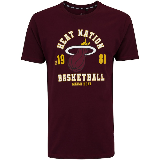 Camiseta do Miami Heat NBA Masculina Town N0321 - Foto 1