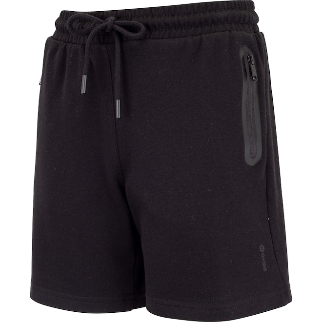 Bermuda de Moletom Infantil Oxer Bolso Selado - Foto 1