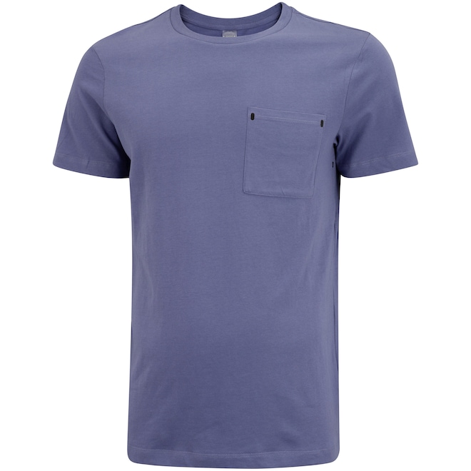 Camiseta Masculina Oxer Manga Curta Detalhes Selados - Foto 1