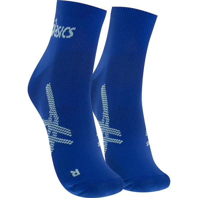 Kit 3 Pares de Meias Cano Médio  Quarter Tamanho 39-44 ASICS Adulto - Foto 1