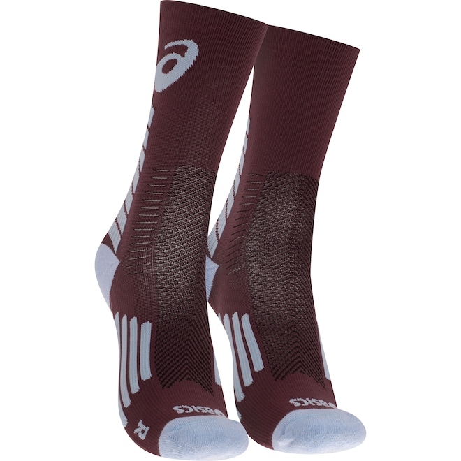 Meia Rally Crew Cano Alto Tamanho 39-44 ASICS Adulto - Foto 1